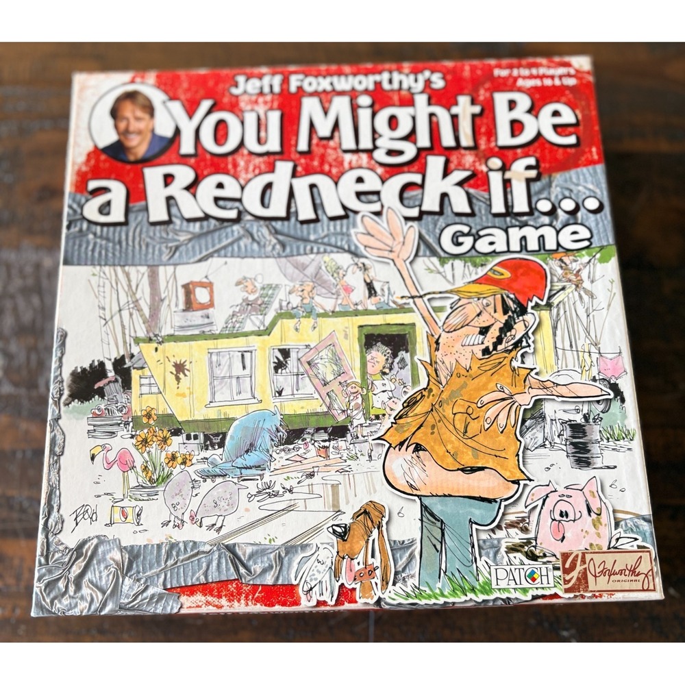 Jeff Foxworthy's You Might‎ Be a Redneck If Board Game - GREAT - COMPLETE